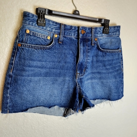 Madewell Relaxed Denim Shorts Sz 28 - Picture 3 of 10